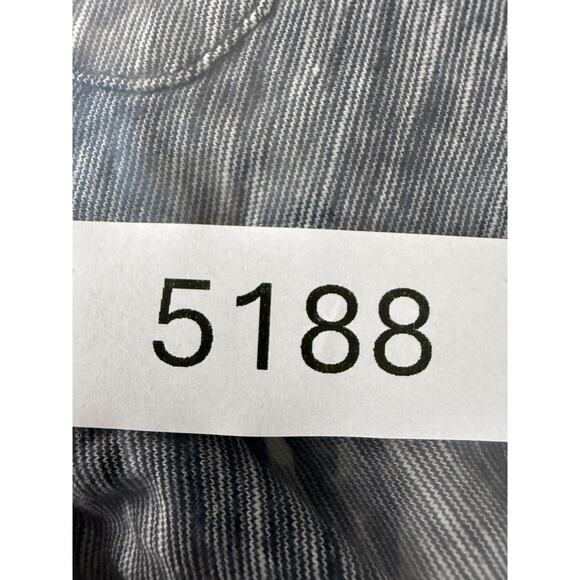 Thread & Cloth Size L Casual V Neck Top Heather Gray Short Sleeve Pullover - Picture 5 of 5